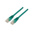 Aisens Cable de Red Latiguillo RJ45 Cat.6 UTP AWG24 - 0.5m - 10/100/1000 Mbit/s - Color Verde