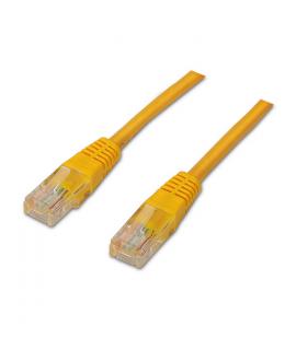 Aisens Cable de Red Latiguillo RJ45 Cat.6 UTP AWG24 - 0.5m - 10/100/1000 Mbit/s - Color Amarillo