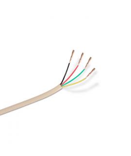 Aisens Cable de Telefono 4C - 100m - Color Beige