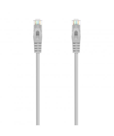 Aisens Cable de Red Latiguillo RJ45 LSZH CAT.6A 500 MHZ UTP AWG24 - 30CM - Color Gris