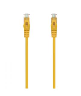 Aisens Cable de Red Latiguillo RJ45 LSZH CAT.6A 500 MHZ UTP AWG24 - 25CM - Color Amarillo
