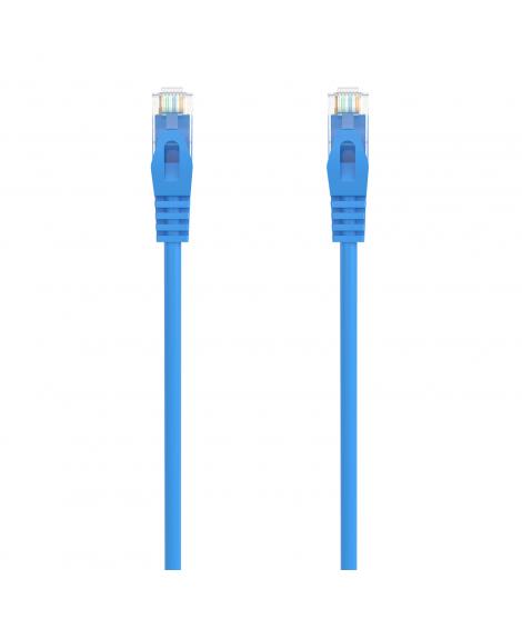 Aisens Cable de Red Latiguillo RJ45 LSZH CAT.6A 500 MHZ UTP AWG24 - 25CM - Color Azul