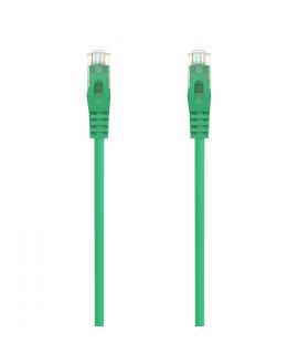 Aisens Cable de Red Latiguillo RJ45 LSZH CAT.6A 500 MHZ UTP AWG24 - 25CM - Color Verde