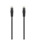 Aisens Cable de Red Latiguillo RJ45 LSZH Cat.6A 500 MHZ UTP AWG24 - 0.25m - Libre de Halogenos - 10 Gigabit/s - Color Negro