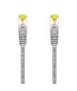 Aisens Cable de Red Latiguillo RJ45 LSZH Cat.7 600 Mhz S/FTP PIMF AWG26 - 25cm - Color Gris