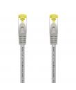 Aisens Cable de Red Latiguillo RJ45 LSZH Cat.7 600 Mhz S/FTP PIMF AWG26 - 0.5M - Color Gris