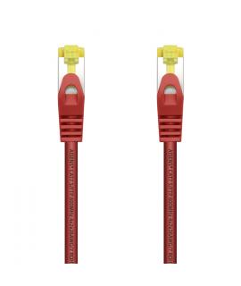 Aisens Cable de Red Latiguillo RJ45 LSZH Cat.7 600 MHz S/FTP PIMF AWG26 - 2.0M - Color Rojo