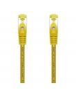 Aisens Cable de Red Latiguillo RJ45 LSZH Cat.7 600 MHz S/FTP PIMF AWG26 - 0.5M - Color Amarillo