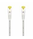 Aisens Cable de Red Latiguillo RJ45 LSZH Cat.7 600 MHz S/FTP PIMF AWG26 - 0.5M - Color Blanco
