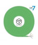 Aisens Cable de Red RJ45 LSZH CPR Cca CAT.7 600 MHZ S/FTP AWG23 - 500M - Color Verde