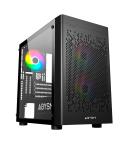 Abysm Danube Inva MX202 Caja Torre ITX, micro ATX - Lateral Cristal Templado - 3.5" y 2.5" - USB-A, USB-C y Audio - 3 Ventilador