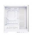 Abysm Danube Sava H500 White Caja Torre ATX, ITX, Micro ATX - Lateral y Frontal Cristal Templado - 3.5" y 2.5" - USB-A, USB-C y 