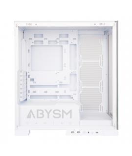 Abysm Danube Sava H500 White Caja Torre ATX, ITX, Micro ATX - Lateral y Frontal Cristal Templado - 3.5" y 2.5" - USB-A, USB-C y 