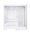 Abysm Danube Sava H500 White Caja Torre ATX, ITX, Micro ATX - Lateral y Frontal Cristal Templado - 3.5" y 2.5" - USB-A, USB-C y 