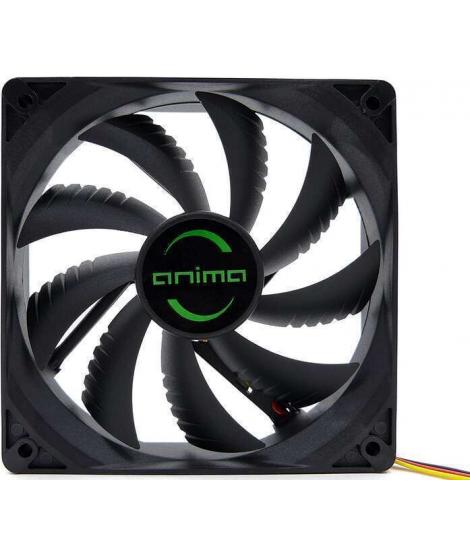 Tacens Anima AF8 Ventilador 80mm - Carcasa y Aspas Negras - Velocidad Max. 1800rpm