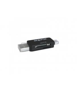 Approx Adaptador de Tarjetas SD/Micro SD a USB/Micro USB OTG