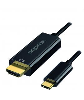 Approx Cable USB-C Macho a HDMI Macho - Resolucion hasta 4K60Hz - Cable de 1.20m