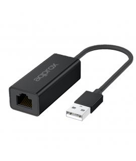Approx Adaptador USB-A 3.0 a RJ-45 - Transferencia Rapida hasta 2.5 Gbps - Cable de 17cm