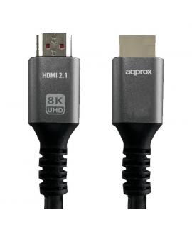 Approx Cable HDMI 2.1 Macho/Macho - Soporta Resolucion 8K - Longitud 1m