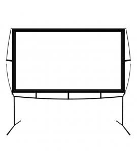 Approx Pantalla de Proyeccion Portatil 120? 267 x 150cm - Superficie de Tela Blanco Mate - Para Interior y Exterior - Formato 16