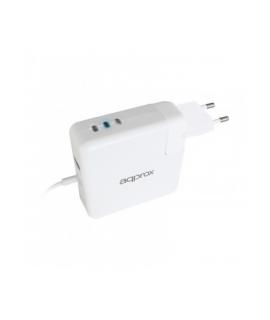 Approx Cargador Automatico para Apple Tipo L 45W/65W/85W - USB 5V 2.1A