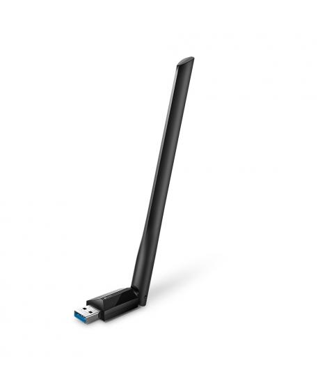 TP-Link Adaptador USB Inalambrico Banda Dual AC1300 - 1 Antena Externa de Alta Ganancia - Tecnologia MU-MIMO