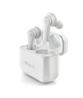 NGS Artica Bloom White Auriculares Intrauditivos Bluetooth 5.1 TWS - Manos Libres - Asistente de Voz - Autonomia hasta 7h -