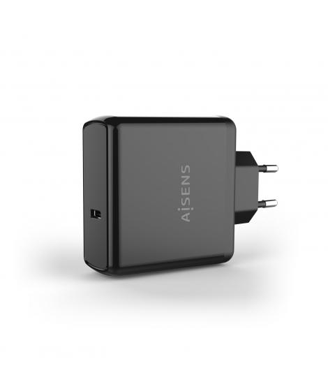 Aisens Cargador PD3.0 QC3.0 1 Puerto 1xUSB-C 60W - Color Negro