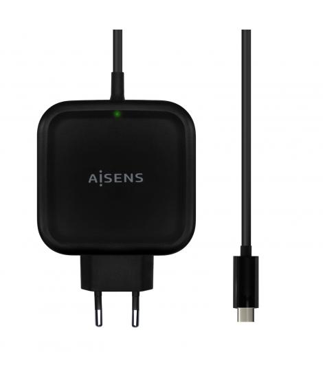 Aisens Cargador 65W PD3.0 QC3.0 1xUSB-C 1.2m - Color Negro