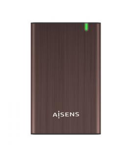 Aisens Caja Externa 2.5? para Discos Duros 9.5mm SATA I, II y III a USB 3.0USB 3.1 GEN1 - Color Marrón