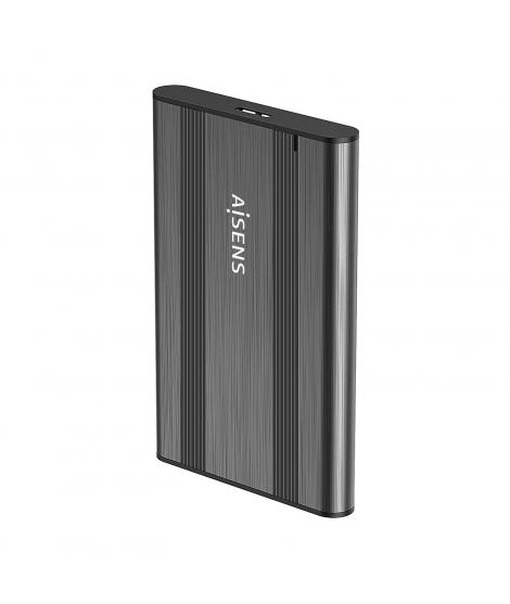 Aisens Caja Externa 2,5" ASE-2526Gr 9.5mm SATA a USB 3.0/USB3.1 Gen1 - Color Gris