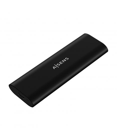 Aisens Caja Externa M.2 (NGFF) para SSD M.2 SATANVME a USB3.1 GEN2 - Color Negro