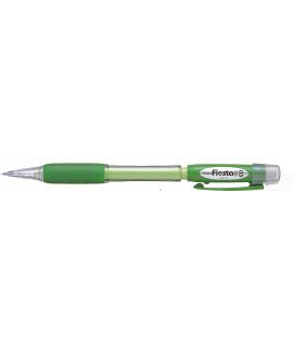 Pentel Fiesta II Portaminas HB 0.5mm con Goma - Incluye 2 Recargas - Grip de Goma - Diseño Ergonomico - Color Verde