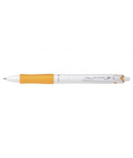 Pilot Boligrafo de Bola Retractil Acroball PureWhite - Recargable - Fabricado con Plastico Reciclado - Punta Redonda 1mm - Trazo