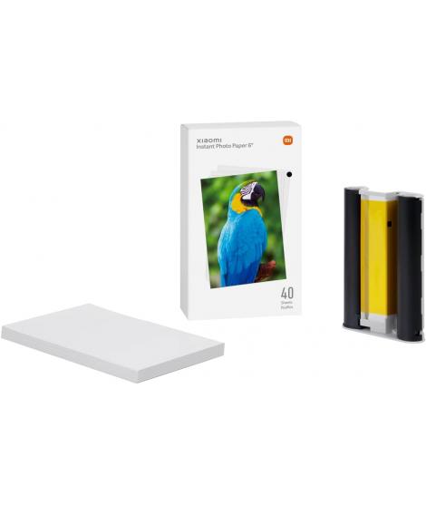 Xiaomi Instant Photo Paper 6" Papel Fotografico para Impresora Xiaomi Instant Photo 1S 40uds