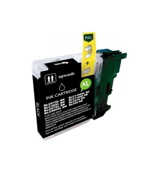 Brother LC980XL/LC1100XL/LC985XL Negro Cartucho de Tinta Generico - Reemplaza LC980BK/LC1100BK/LC985BK