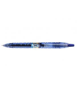 Pilot Boligrafo de Bola Retractil B2P Gel BeGreen - Tinta de Gel - Punta 0.7mm - Trazo 0.32mm - 89,8% de Plastico Reciclado - Re