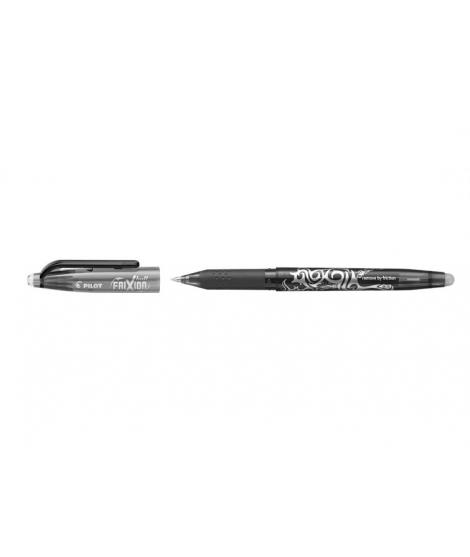 Pilot Frixion Ball Boligrafo de Gel Borrable - Punta de Bola 0.7mm - Trazo 0.4mm - Grip Ergonomico - Color Negro