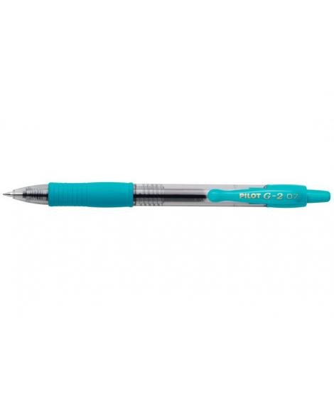 Pilot Boligrafo de Gel G2 Rollerball Retractil - Recargable - Punta de Bola Redonda 0.7mm - Trazo 0.32mm - Grip Ergonomico - Col