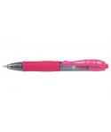 Pilot Boligrafo de Gel G2 Pixie XS Retractil - Punta de Bola Redonda 0.7mm - Trazo 0.32mm - Grip Ergonomico - Color Rosa