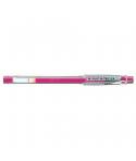 Pilot Boligrafo de Gel G-Tec C4 - Extra Fino - Recargable - Punta de Bola 0.4mm - Trazo 0.2mm - Color Rosa