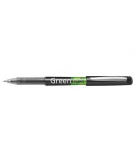 Pilot Boligrafo de Tinta Liquida Greenball - Recargable - Fabricado con Plastico Reciclado - Punta Media 0.7mm - Trazo 0.35mm - 