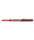 Pilot Boligrafo de tinta liquida V Ball 05 Rollerball - Punta de bola redonda 0.5mm - Trazo 0.3mm - Color Rojo