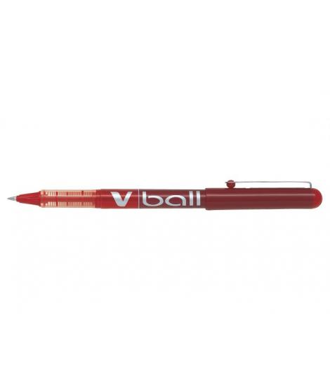 Pilot Boligrafo de tinta liquida V Ball 05 Rollerball - Punta de bola redonda 0.5mm - Trazo 0.3mm - Color Rojo