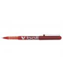 Pilot Boligrafo de tinta liquida V Ball 05 Rollerball - Punta de bola redonda 0.5mm - Trazo 0.3mm - Color Rojo