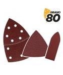 Blim Pack de 9 Lijas con Velcro para Lijadora BL0137 - Grano 80 - 3 Formatos