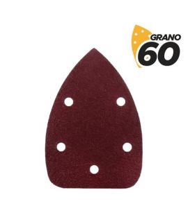 Blim Pack de 10 Lijas con Velcro para Lijadora BL0124 - Grano 60 - Formato Triangular