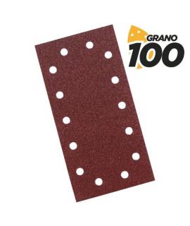 Blim Pack de 10 Lijas con Velcro para Lijadora BL0123 - Grano 100 - Formato Rectangular