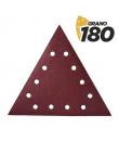Blim Pack de 5 Lijas con Velcro para Lijadora BL0223 - Grano 180 - Formato Triangular