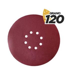 Blim Pack de 5 Lijas con Velcro para Lijadora BL0223 - Grano 120 - Formato Circular